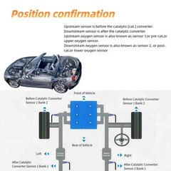 0258017238 LSU 4.9 5 Wire Wideband O2 Oxygen Sensor Compatible With Nissan