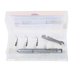 USA Dental Ultrasonic Air Perio Scaler Handpiece Sonic 2/4Holes +3*Tips +Box st