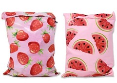 NEW 10×13 Strawberries, Watermelon, Pink PIneapple, Citrus Poly Shipping Mailers