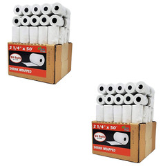 2 1/4 x 50 thermal paper 50 rolls VeriFone VX680 VX520 Thermal Receipt Paper