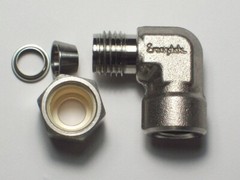 1- Swagelok Elbow Connector Fitting, 1/4″ OD Tube x 1/8″ FNPT, SS-400-8-2