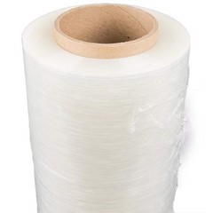 4 Rolls 18″ x 1500′ 80 Gauge Pallet Wrap Stretch Film Hand Shrink Wrap Clear NEW