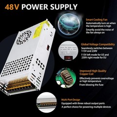 DC 48V 12A 600W Power Supply AC to DC Converter 110V to 48V Power Adapter 48V…