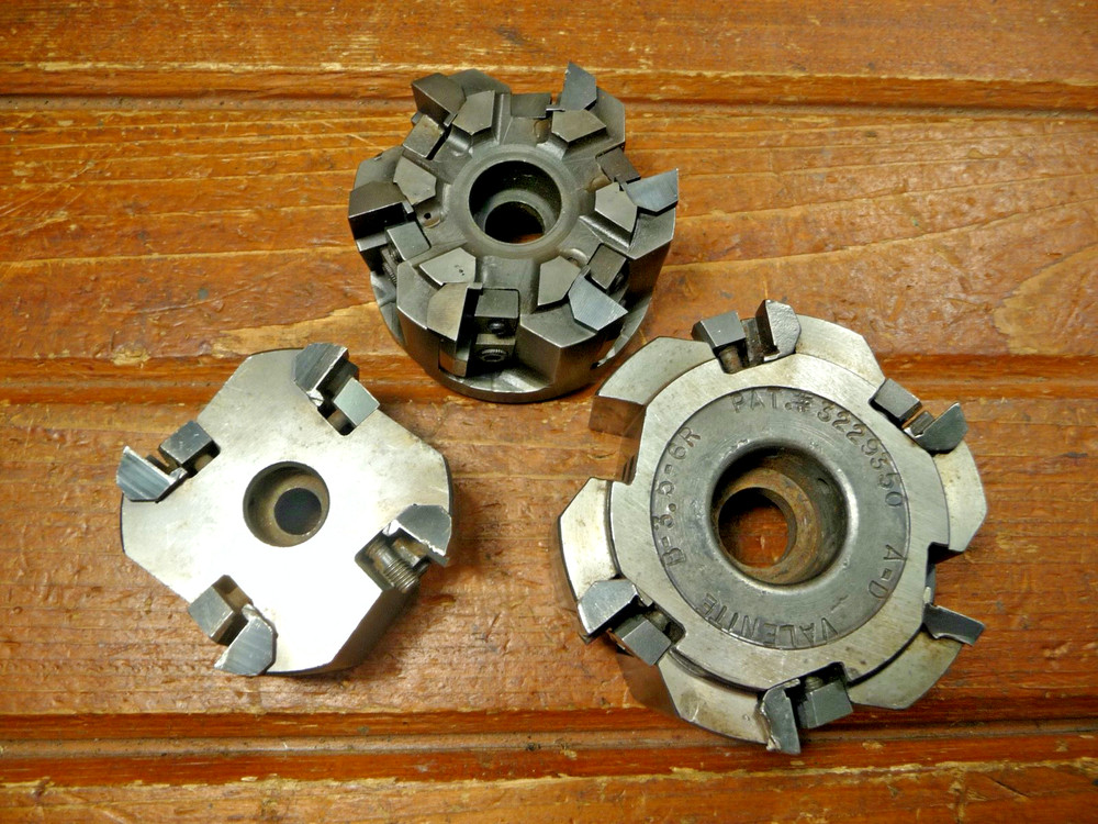 2 Valenite Face Mill & 1 unmarked. CNC Milling Machine Metal Working Tools