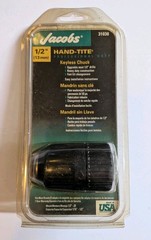 1/2″ Hand Tite Professional Duty Keyless Chuck Jacobs 31038 Tool Brand New 13mm