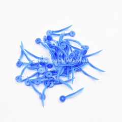 200 Pcs Dental Tooth Gap Wedge Disposable With Hole Diastema Wedges Wave Shape