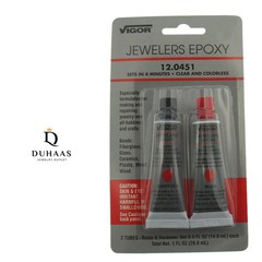 Vigor Jewelers Epoxy 2 Part Resin & Hardener Clear & Colorless Sets In 4 Minutes