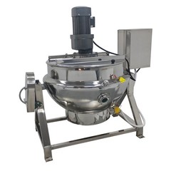26.5gal Tilting Jacketed Kettle Commercial Cooking Sandwich Steam Pot 220V 100L