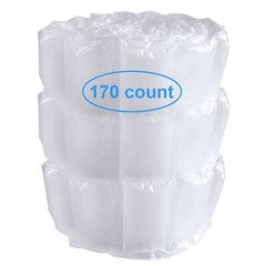 170 Count 4×8″ Prefilled Air Pillows 20 Gallon Void Fill Packing Bubble Cushion