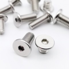 10/25/50X Steel Hex Socket Ultra Thin, Super Slim Flat Head Screw