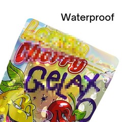 28g Resealable Food Storage Mylar Bags Smell Proof Foil Stand Up Pouches 100pcs