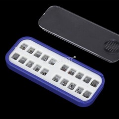Dental Orthodontic Monoblock Metal Brackets Braces Mini Roth 022 3-4-5 Hook