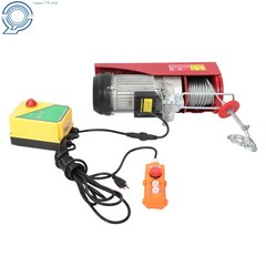 Electric Hoist 1600W 110V 2200lbs 328ft Wireless & 14ft Wired Remote Control