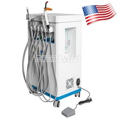 Portable Dental Unit System/Delivery Unit Air Compressor Suction System 4Hole US