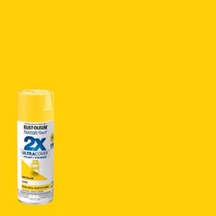 Rust-Oleum 249092 Painters Touch Gloss Sun Yellow Spray Paint 12 oz. (Pack of 6)