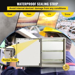 Engineered for Longevity 60x50x23cm Fiberglass Enclosure in Rugged Settings