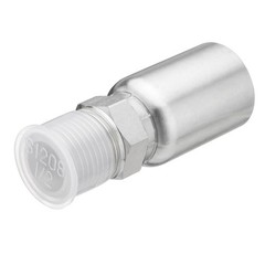 12pcs 1/2″ NPTF Hydraulic Hose End Fittings, 1/2″ I.D. Hose x 1/2″ NPTF Male A++