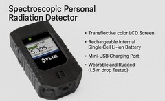 Flir identiFINDER Nanoraider R300 ZH-R Spectroscopic Radiation Detector Unlocked