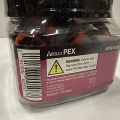 Apollo Crimp Rings 1/2 in. Copper Pro Pack, APXCR12LTJR, PACK OF 75