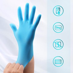 3000pcs Nitrile Exam Gloves Durable Thicken 4mil Non-Latex Powder Free S/M/L/XL