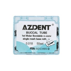 AZDENT Dental Ortho Mini Bracket Braces /Buccal Tubes 1st Molar Roth MBT 022