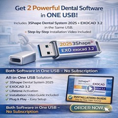 Dental CAD Design USB Kit + Training Video | 3D Modeling Tools | Digital Dentist