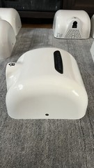 XLERATOR HAND DRYER XL-W NO TOUCH WALL MOUNT BATHROOM EXCEL XL C BW WHITE METAL