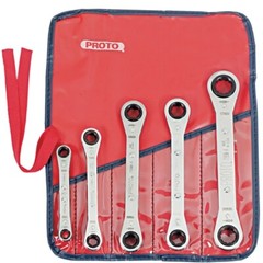 Proto J1190MA 5 Pc. Metric Ratcheting Box Wrench Set – 6 & 12 Point