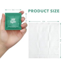 Wipes – Flushable Wipes, Individually Wrapped, Travel Friendly, Unscented wit…