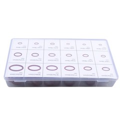 180 Pcs O-Ring Brown Metric FKM O-Ring Kit Fit High Heat Applications