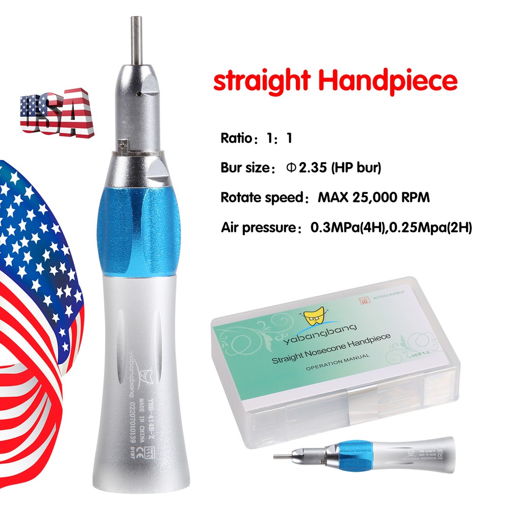 NSK Style E-type Dental Push / Latch Low Slow Speed Handpiece 2/4 Holes 1:1 CI
