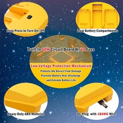 Starlink Mini Battery Adapter for De.Walt 20V/60V Series Batteries, Starlink …