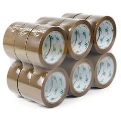 Brown Packing Tape 2 Inch x 110 Yards Moving Shipping Box Sealing 2.0 Mil