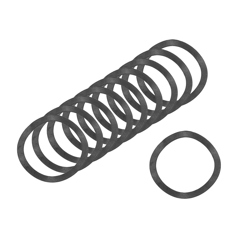 100Pcs 0.71″x0.55″x0.01″ Iron Wave Spring Washer Black