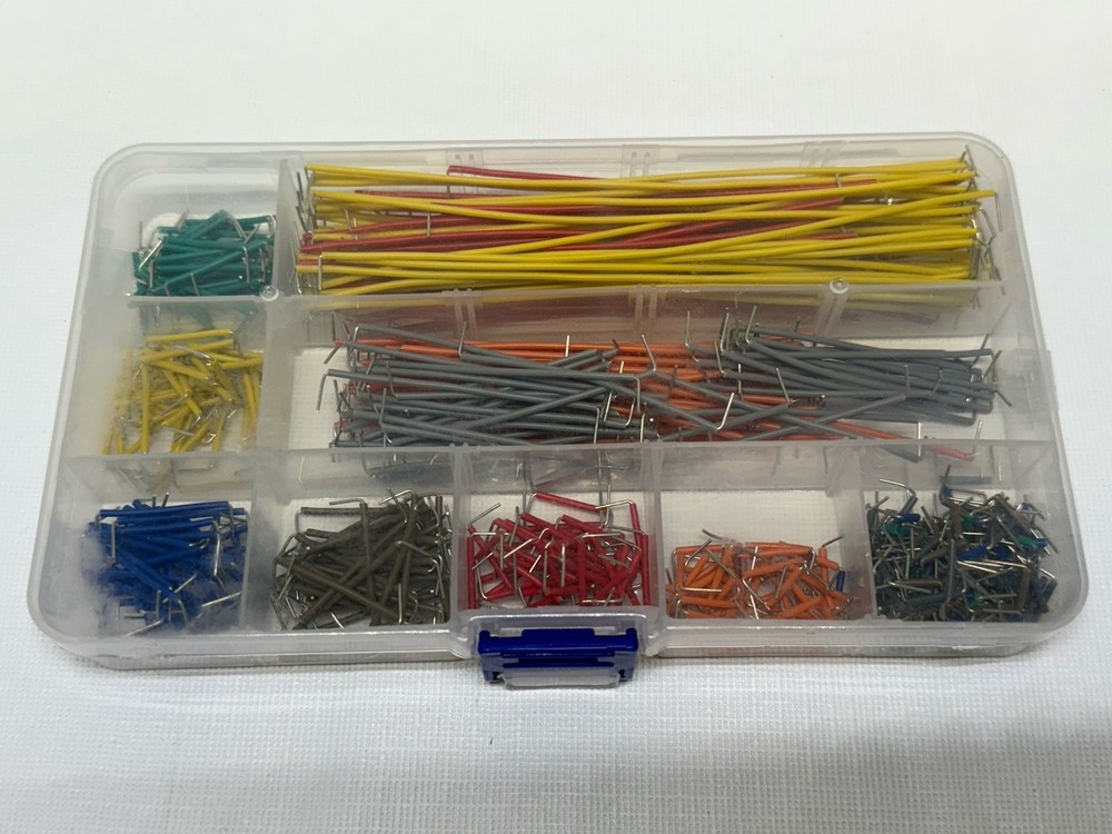 AUSTOR 560pc Breadboard Jumper Wire Kit –24AWG Preformed U-Shape w/ Storage Box