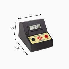 Ammeter, Digital, 0A to 19.99A, DC
