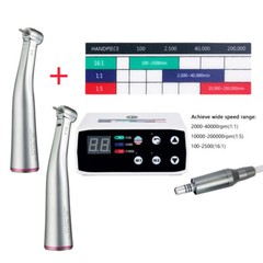 NSK Style Dental Brushless LED Electric Micro Motor 1:5 Increasing Handpiece Kit