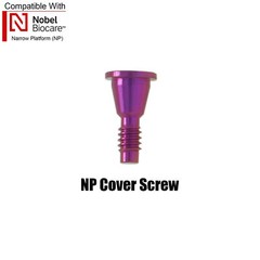 Fits Nobel Locator/Healing Abutments NP/RP Closure Cap Open/Closed Tray Conical