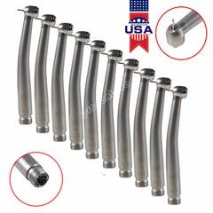 10pcs NSK Style Dental High Speed Handpiece Push Button 2 Hole Borden ASkeadnt