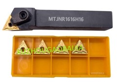 New Holder + TNMG332 TNMG160408 Carbide Inserts MTJNR1616H16 Lathe Turning Tool