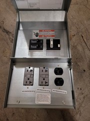Eaton 125A Power Outlet Panel Surface Mount 1PH 3W CHU9N9NKGS 20a 240v Gfci