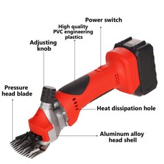 Wool Scissor Clipper Sheep Goat Shearing Cutter Recharge Tool Set Shear Machine