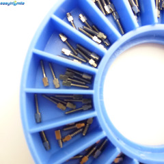 120pcs/kit Dental Screw Post Completed Kit Silver/Gold Plated Endo Conical Pins