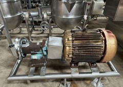 SPX 75 HP Stainless Sanitary Centrifugal Pump, Processing Machinery