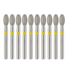 Dental Diamond Burs 379-023XF FG Egg Football Super Fine High Speed Burr 10pc/pk