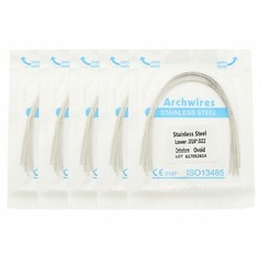 Dental Orthodontic Arch Wire Stainless Steel Ovoid/Natural/Square Rectangular