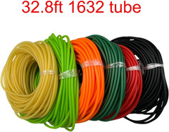 32.8Ft 1632 Slingshot Rubber Tube 0.063 Inch Id X 0.126 Inch Od Natural Latex