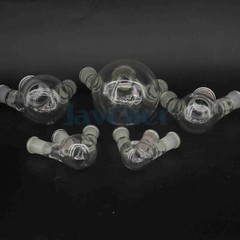 10/25/50/100/250/500/1000ml 3 Necks Joint Borosilicate Glass Flask Round Bottom