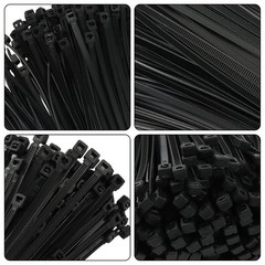 2000 Pack Zip Ties UV Resistant Assorted 4 6 8 12 Inch Cable Ties Heavy Duty