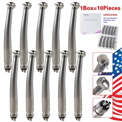 10* BURR Dental Fast High Speed Handpiece Push Turbine 4 Holes Fit NSK Pana Max